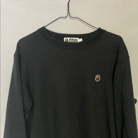 Bape Black Crewneck Sweater - Picture 2 of 5